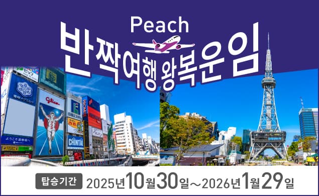 반짝 여행 왕복 운임