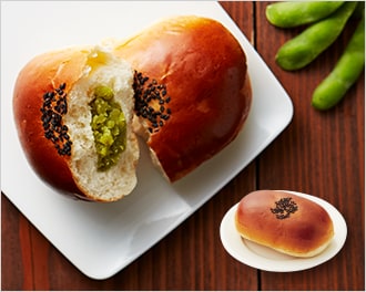 Zunda Edamame Bean Paste Bread