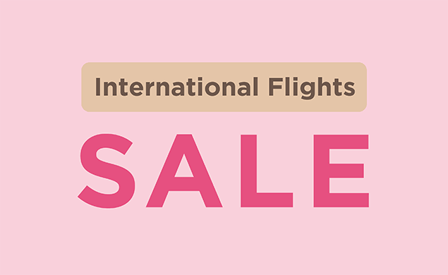 International Flights Sale