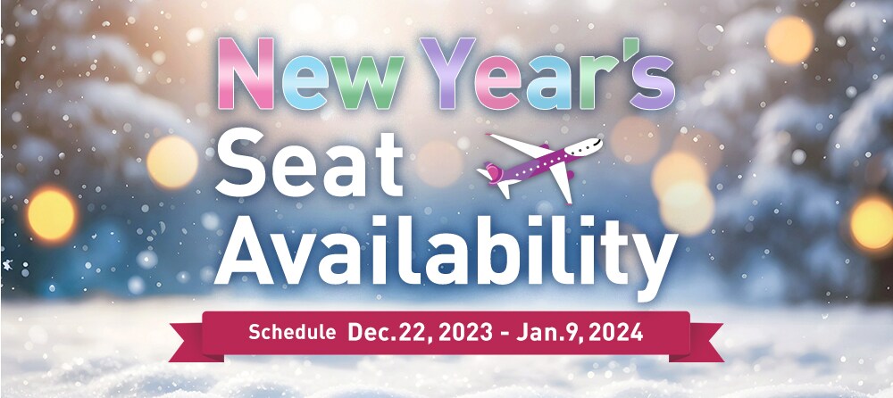 New Year's holidays Seat  Availability
