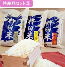 特産品セット3(特別栽培米「きなうす米」セット)