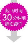 出发时刻30分前