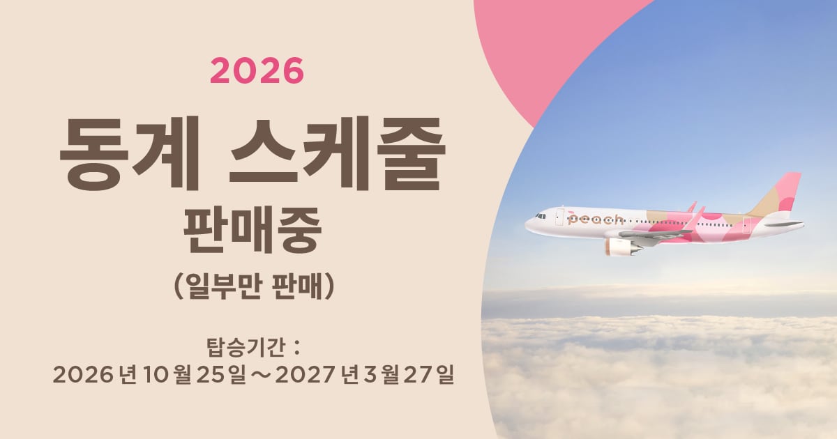 2026 동계 스케줄