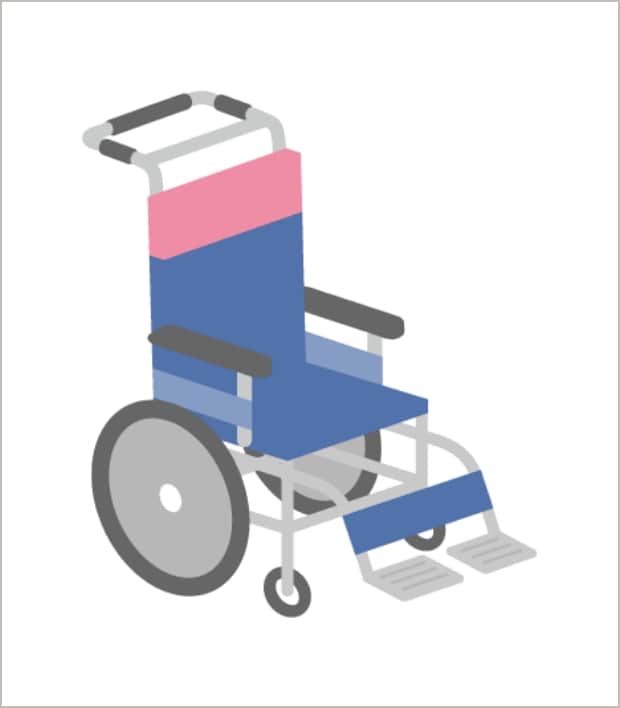 機内座席まで、または機内座席から使用可能な車いす