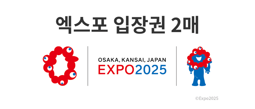엑스포 입장권 2매 OSAKA,KANSAI,EXPO2025