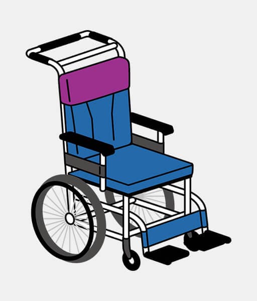 機内座席まで、または機内座席から使用可能な車いす