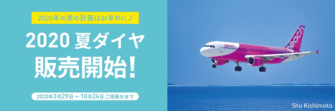 2020年夏季運航スケジュール 2020年夏季運航スケジュール