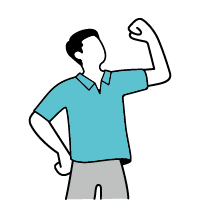 Monitor your body temperature and physical condition.