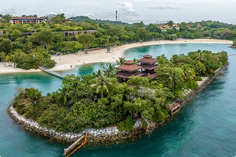 少し足をのばして、セントーサ島へ！