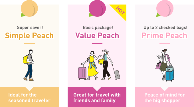 peach airlines baggage