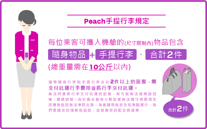 手提行李規定